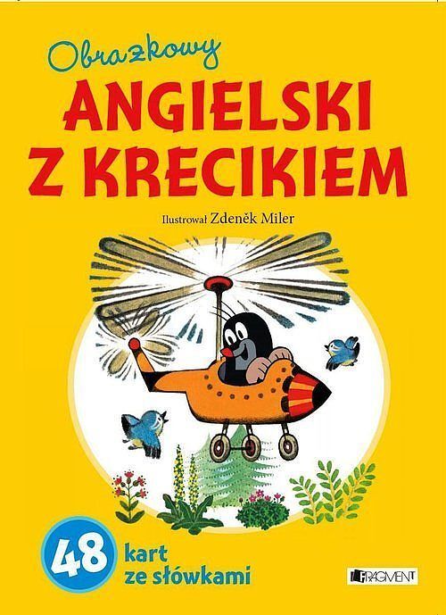 Obrazkowy angielski z Krecikiem żółty