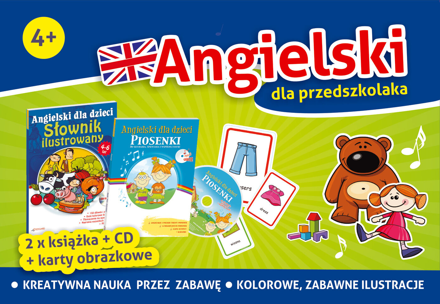 Pakiet Angielski dla przedszkolaka 4+