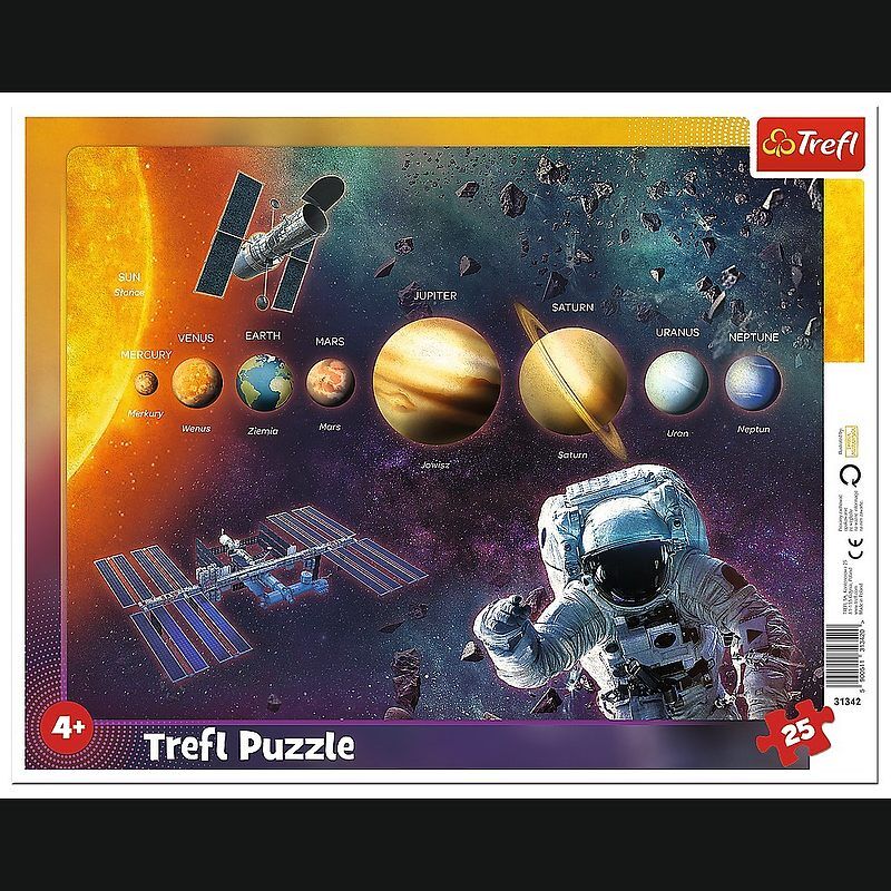 Puzzle 25 ramkowe układ słoneczny 31342