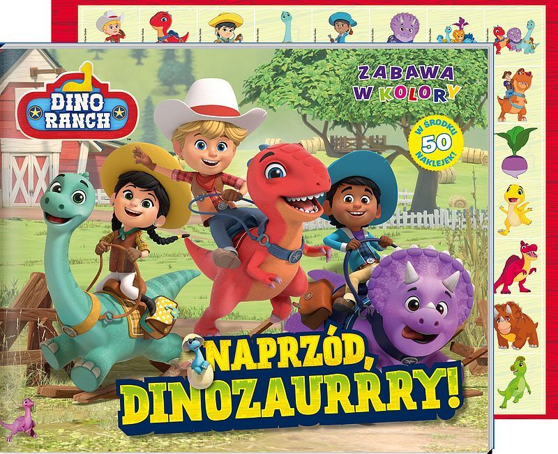 Dino Ranch. Zabawa w kolory. Naprzód, dinozaurrry!