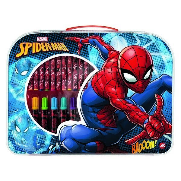 Zestaw artystyczny w walizce spiderman