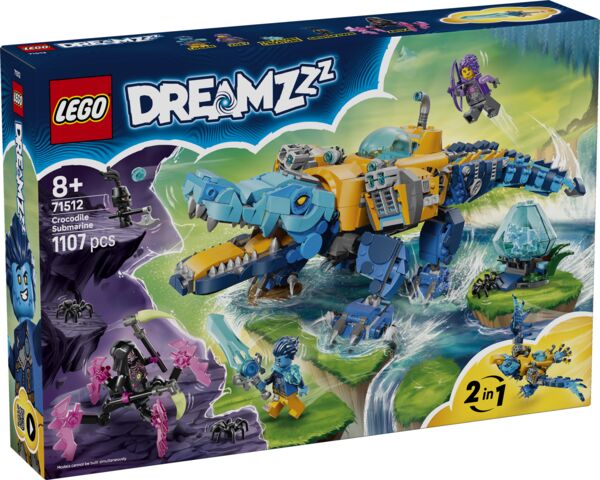 LEGO Dreamzzz Krokodylo Łódź podwodna 71512