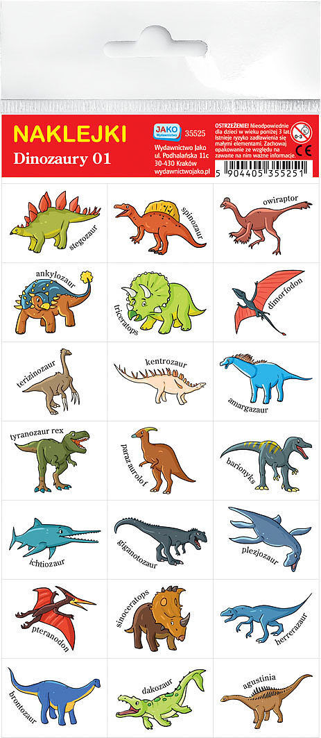 Naklejki dinozaury 01