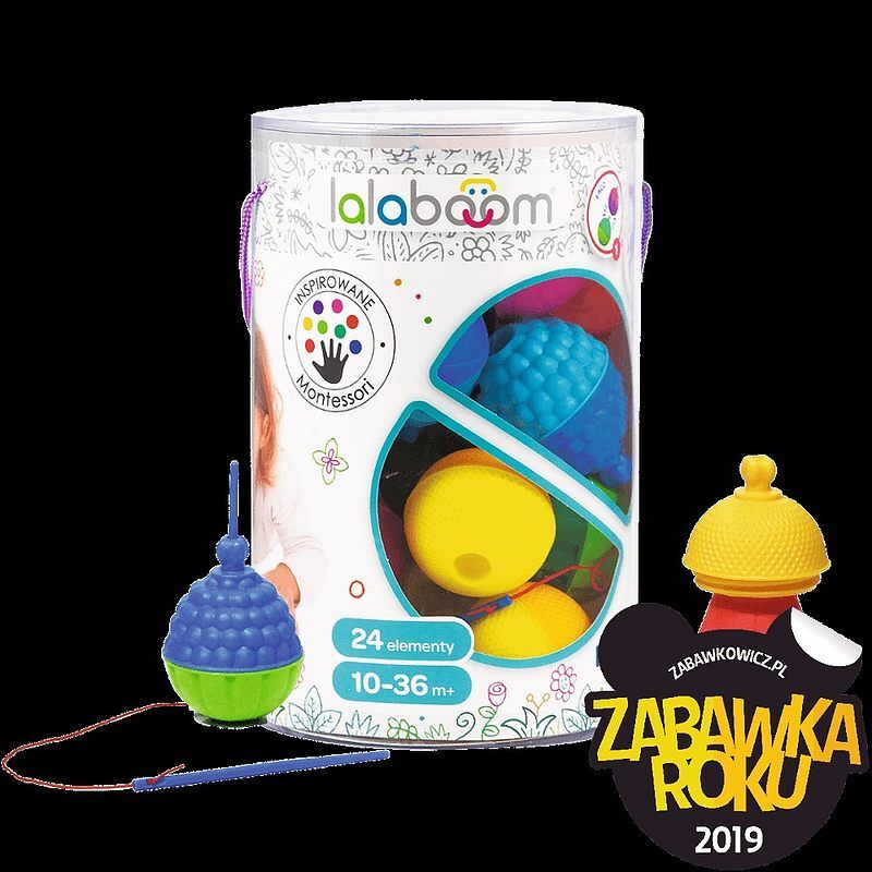 Lalaboom Zestaw kulko-klocków 24 elementy