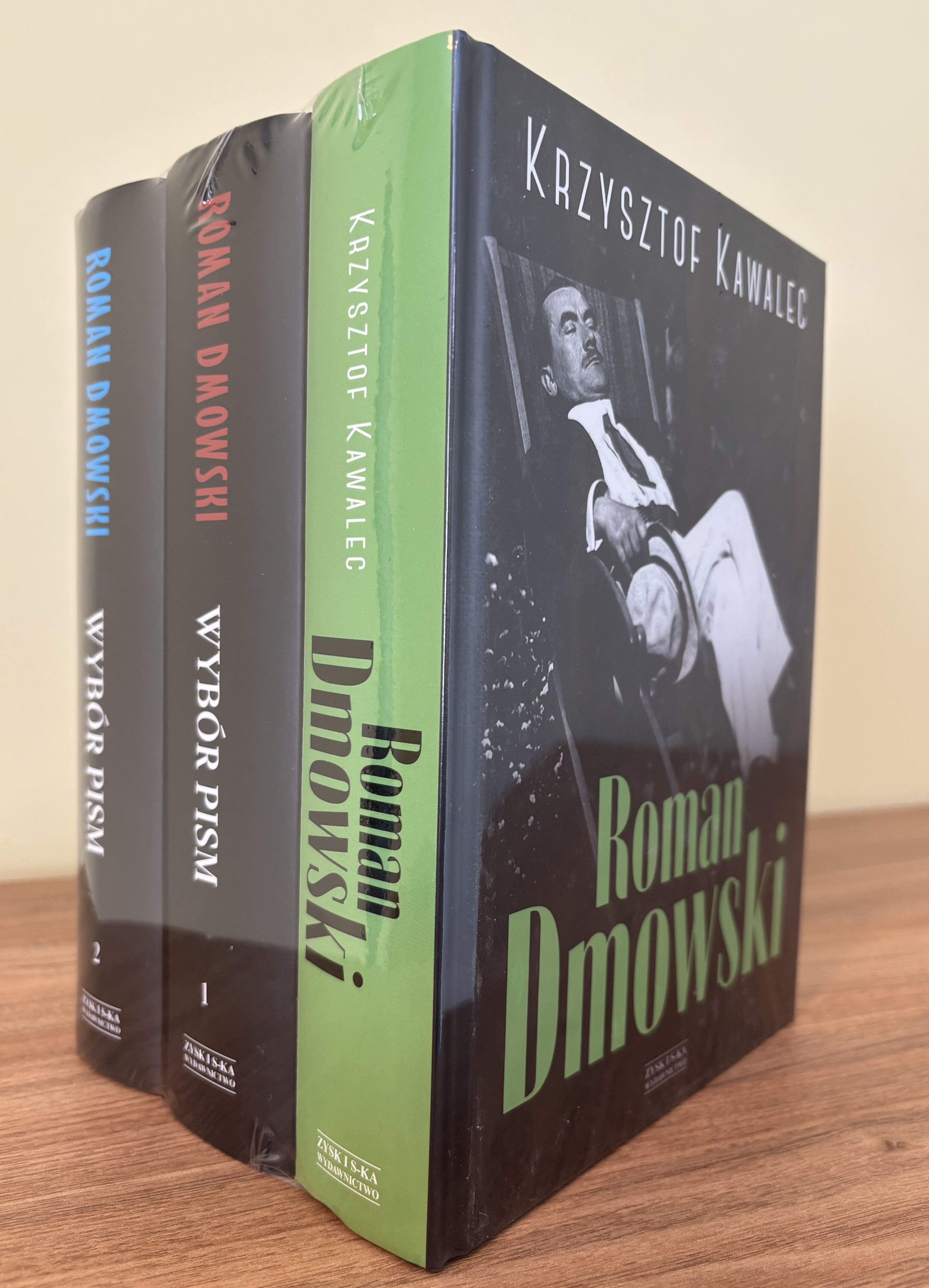 PAKIET R. Dmowski BIOGRAFIA+WYBÓR PISM T1+T2 /końcówki magazynowe, mogą być pożółkłe brzegi/