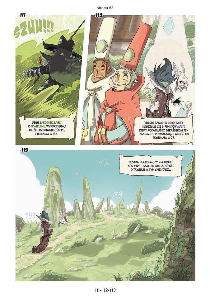 Komiksy paragrafowe - Magiczny Rytuał
