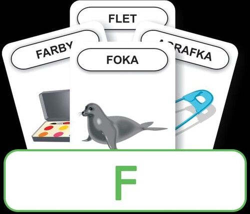 Karty Logopedyczny Piotruś Część XIX - głoska F