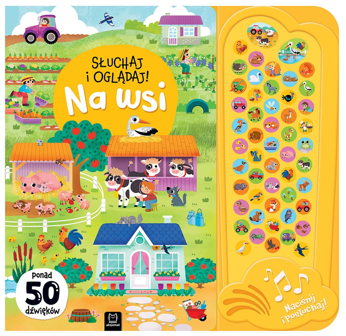 Słuchaj i oglądaj! Na wsi. Ponad 50 dźwięków
