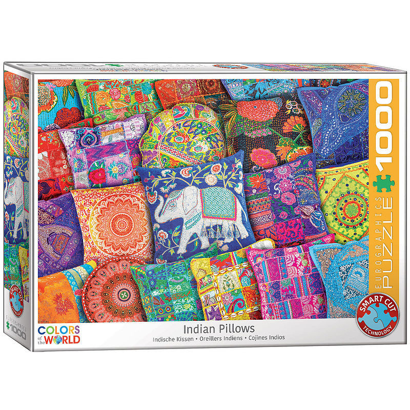 Puzzle 1000 poduszki indyjskie 6000-5470