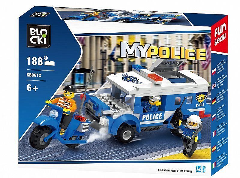 Klocki blocki 188 el. Mypolice pościg kb0612