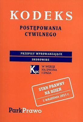 Kodeks postępowania cywilnego skorowidz 01. 09. 2011