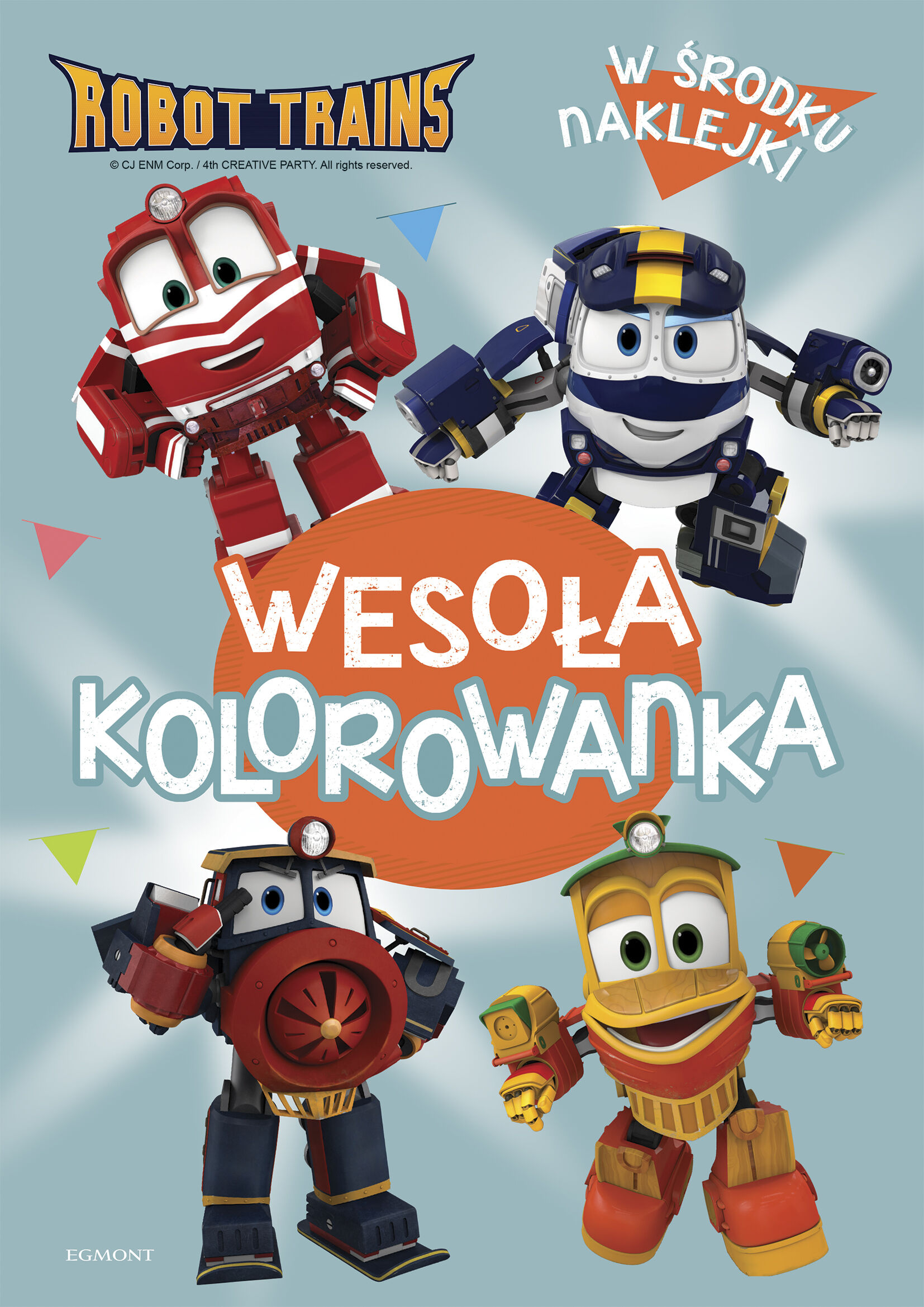 Robot Trains. Wesoła kolorowanka