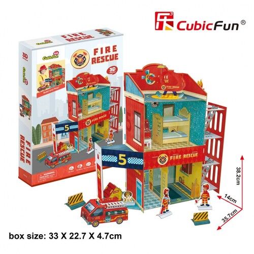 Puzzle 3D Straż pożarna
