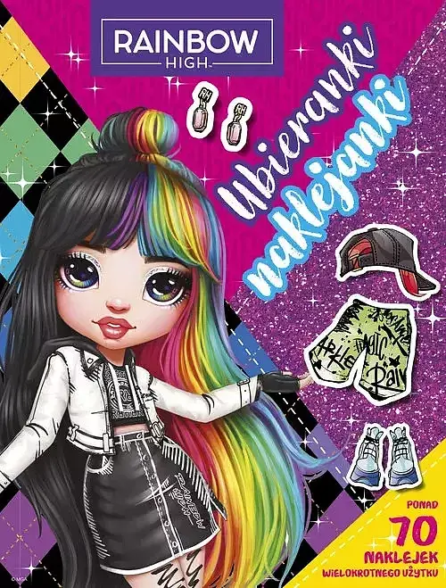 Ubieranki naklejanki Rainbow High