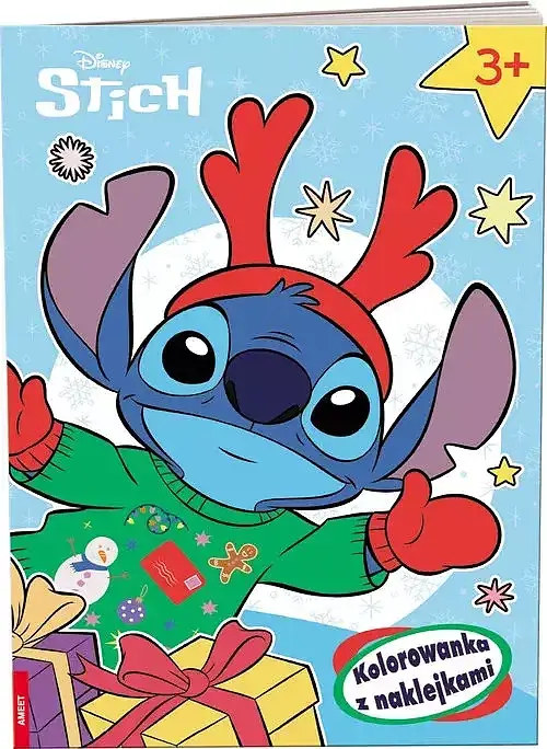 Stich Kolorowanka z Naklejkami