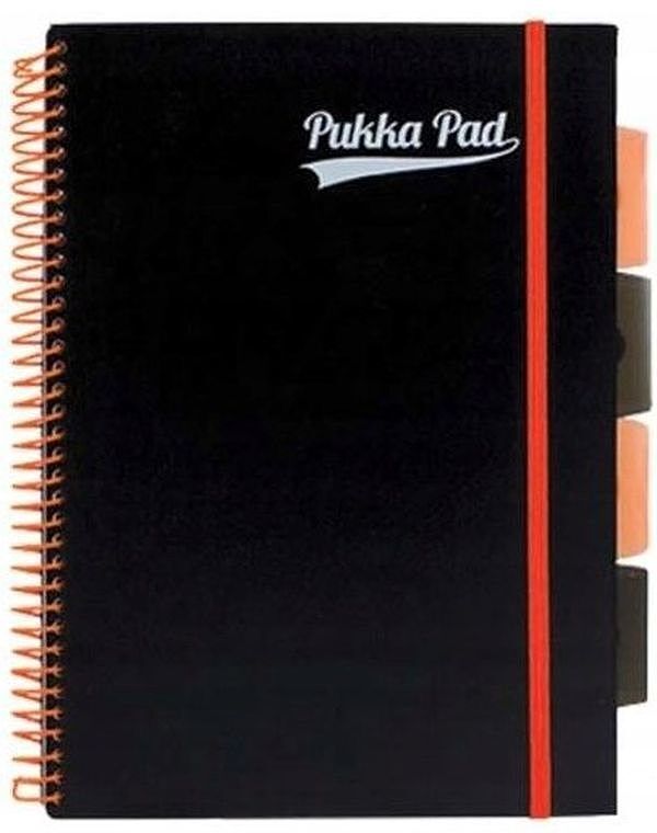 Kołozeszyt pukka pad b5 project book pp neon pomarańczowy