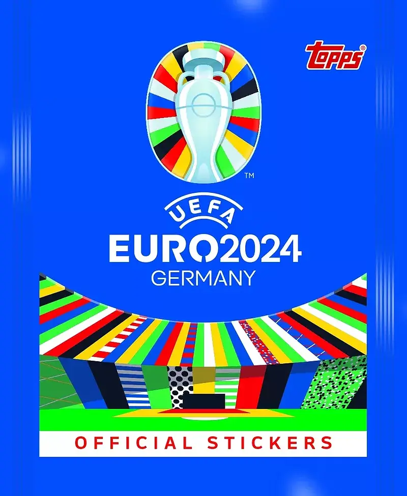 Euro 2024 topps stickers saszetki z naklejkami 1 szt. Mix