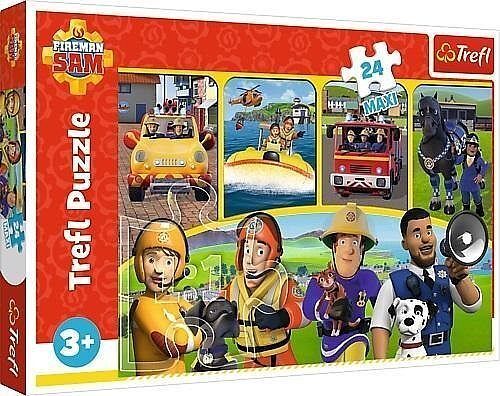 Puzzle 24 Maxi Strażak Sam i przyjaciele