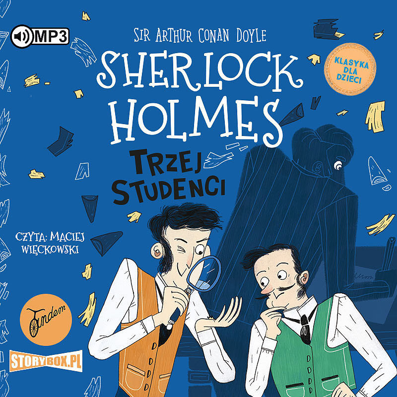 Cd mp3 trzej studenci. Sherlock holmes. Tom 10