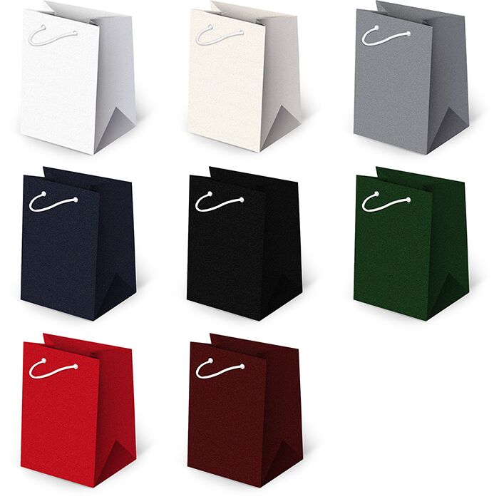 Torebki ozdobne MINI-123 Satynowy metalic 10 sztuk