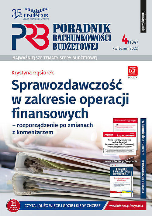 Sprawozdawczość w zakresie operacji finansowych - rozporządzenie po zmianach z komentarzem
