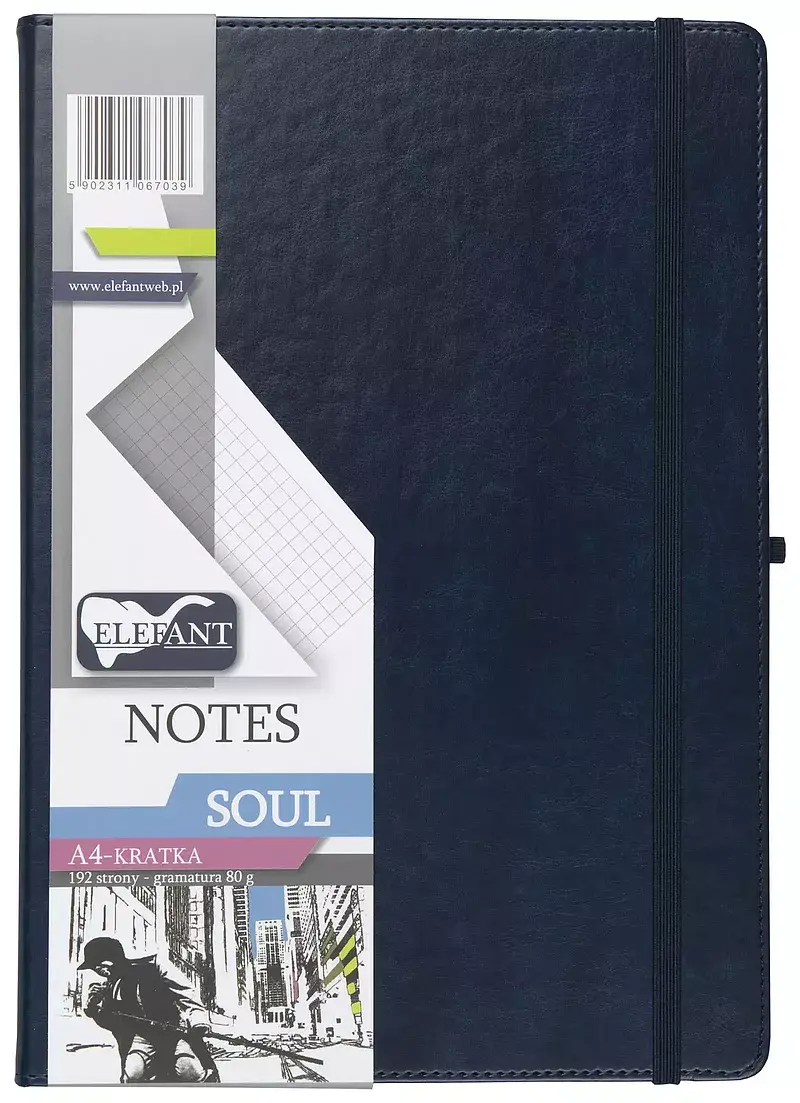 Notes a4 kratka soul granatowy