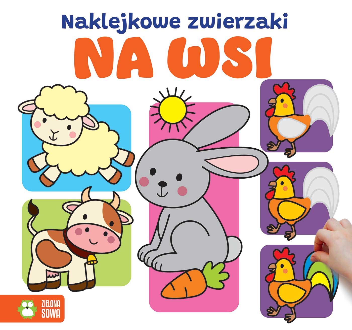 Naklejkowe zwierzaki. Na wsi