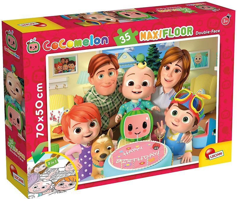 Cocomelon Puzzle podłogowe dwustronne 35 Najlepsi przyjaciele