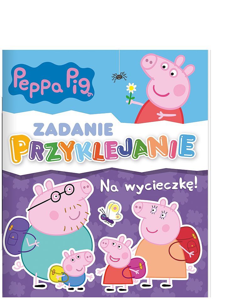 Peppa Pig. Zadanie Przyklejanie. Na wycieczkę