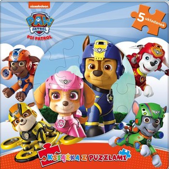 Książka z puzzlami. Psi Patrol