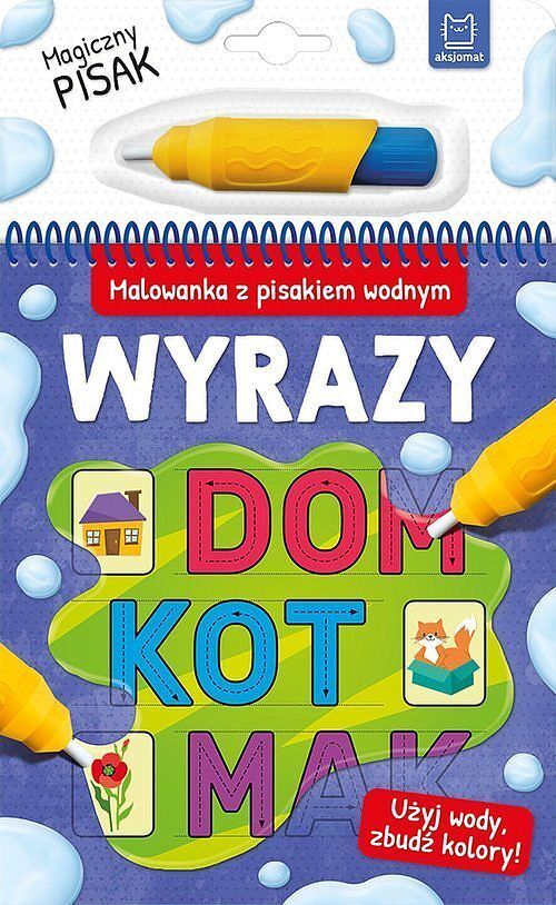 Malowanka z pisakiem wodnym. Wyrazy