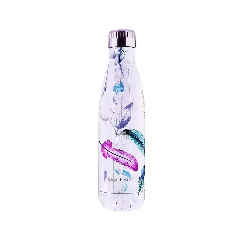 Butelka termiczna wzór ptasie pióra nr 2 500ml
