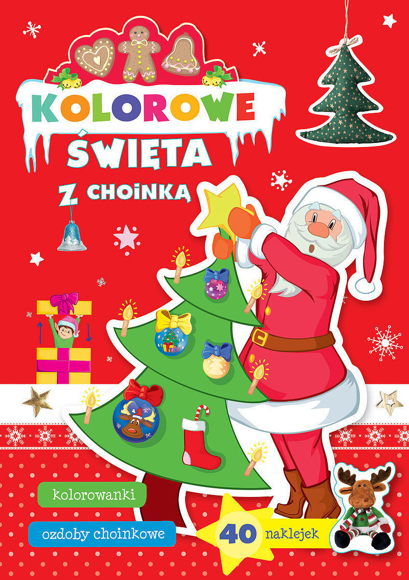 Kolorowe Święta z choinką