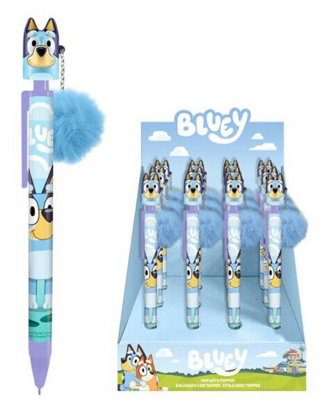 Długopis z pomponem Bluey