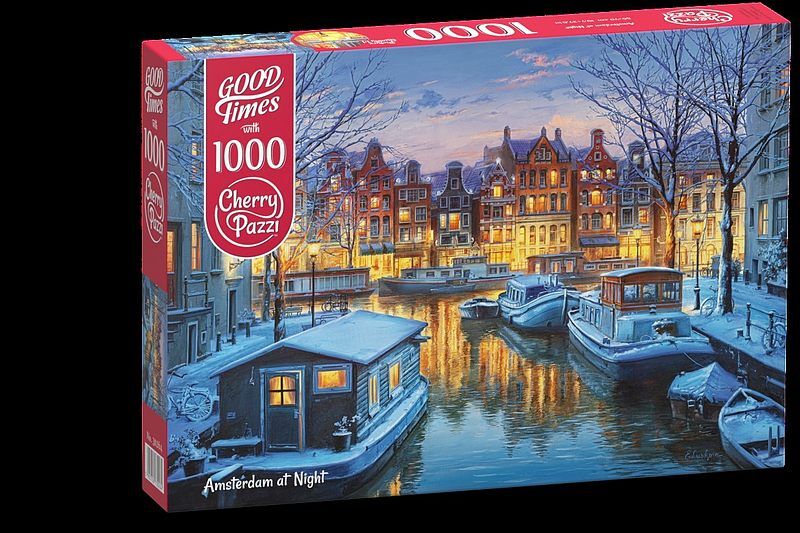 Puzzle 1000 amsterdam at night