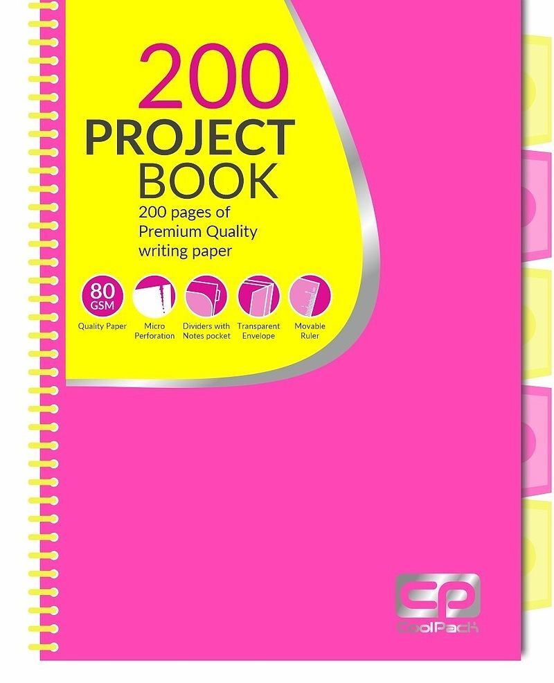 Kołobrulion a5 coolpack neon różowy new