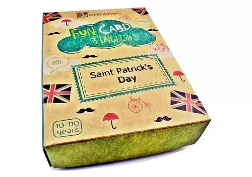 Fun Card English Saint Patrick's Day and Ireland