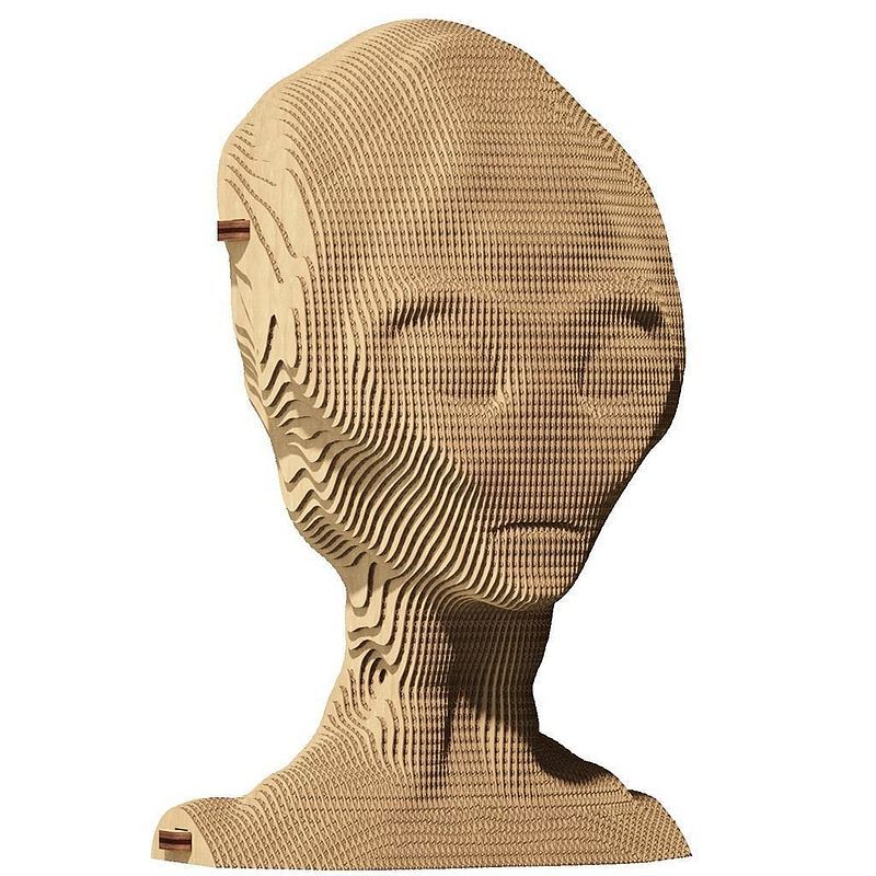 Puzzle 3d alien cartonic