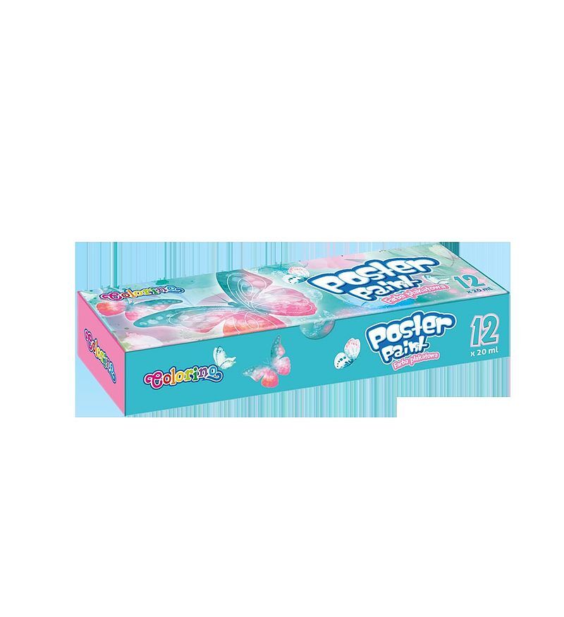 Farby plakatowe cp colorino dreams 20 ml 12 kolorów
