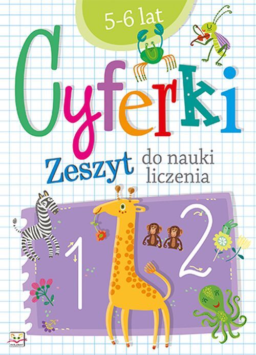 Cyferki 5-6 lat - zeszyt do nauki liczenia