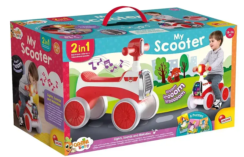 Lisciani Carotina Jeździk z grami