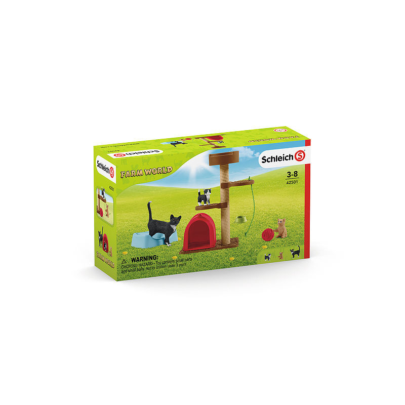 Przyjemność zabawy z uroczymi kotami slh42501
