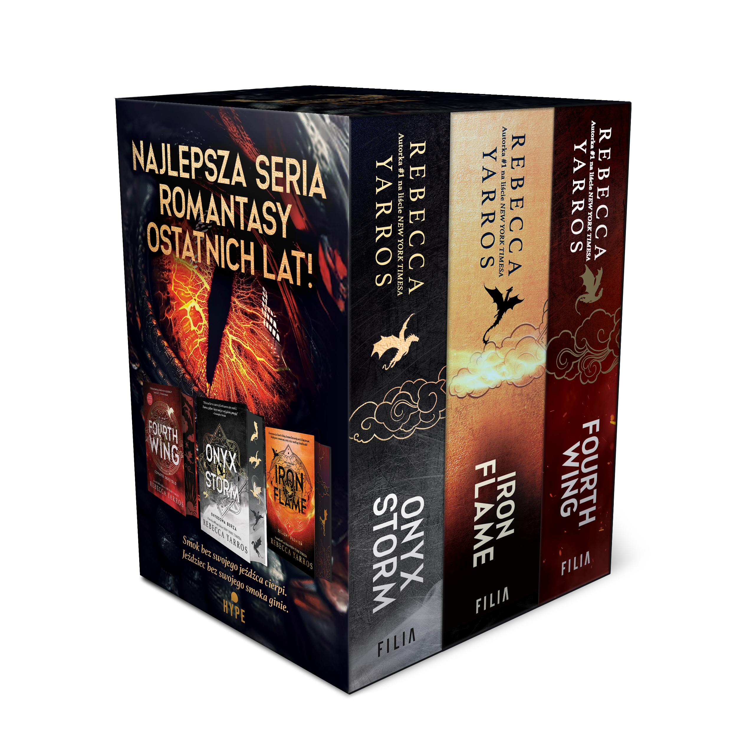 Pakiet: Fourth Wing. Czwarte Skrzydło. Edycja specjalna / Iron Flame. Żelazny płomień / Onyx Storm. Onyksowa burza