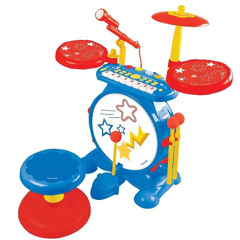 Elektroniczny zestaw muzyczny perkusja z keybordem k610