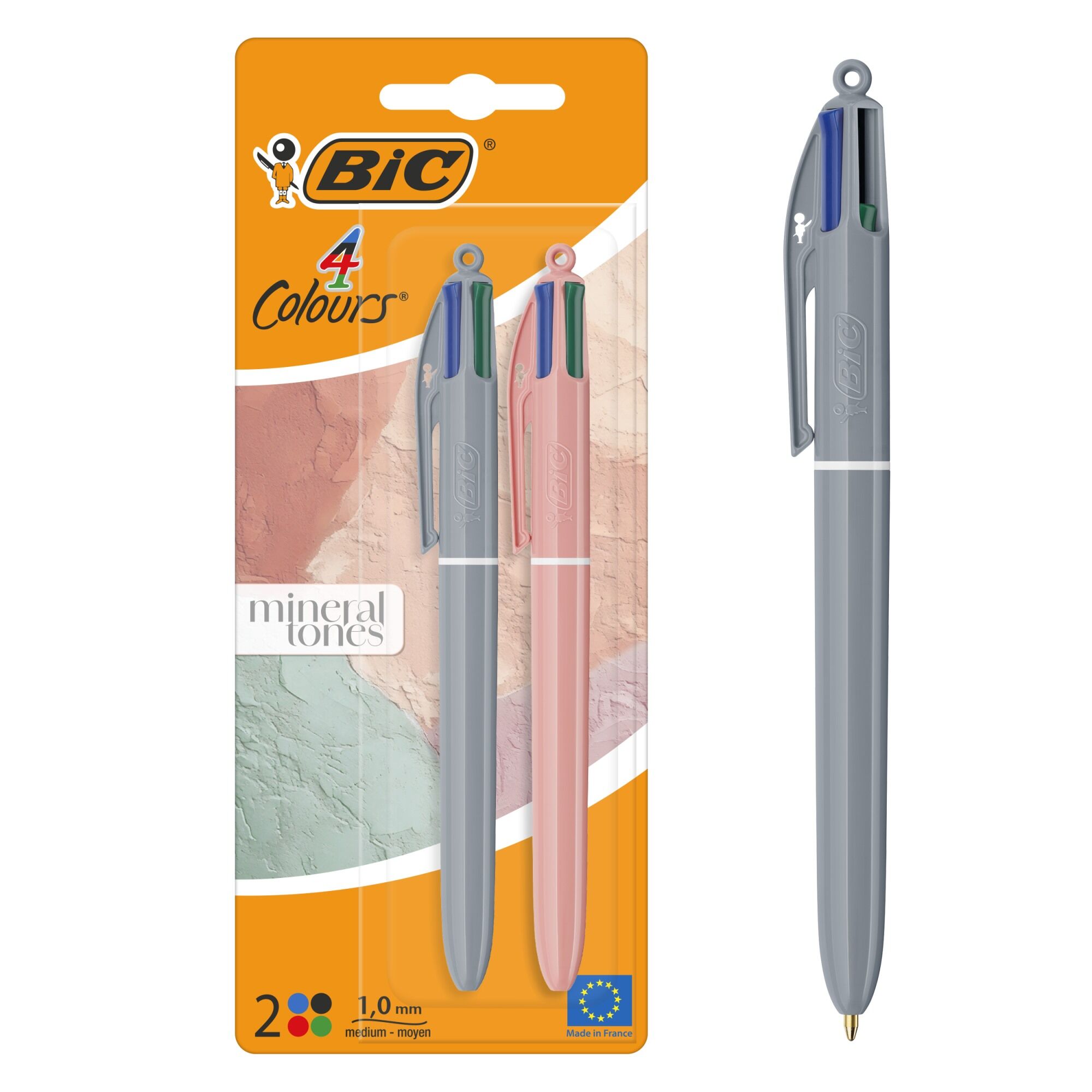 Długopis BIC 4 Colours Mineral Tones blister 2szt.mix kolorów
