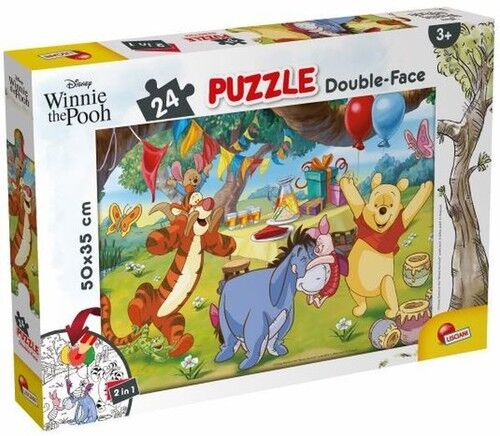 Puzzle dwustronne 24 Kubuś Puchatek i przyjaciele