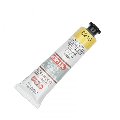 Koh-i-Noor, Farba akrylowa - ciemnożółta, 40 ml
