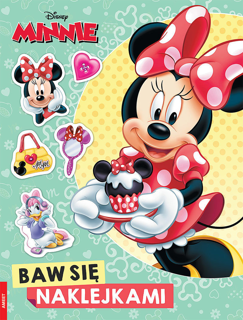 Disney minnie baw się naklejkami stj-9109