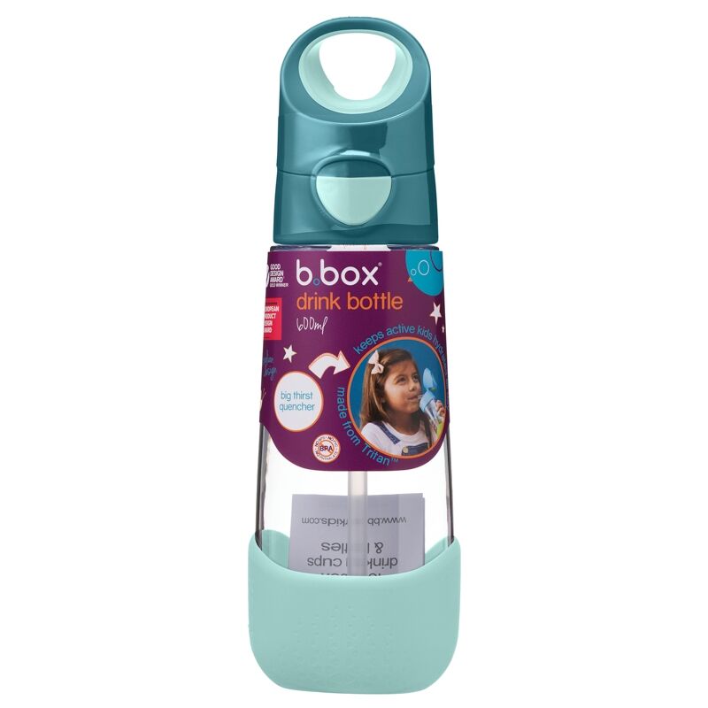 Butelka 600ml na wodę tritanowa ze słomką Emerald Forest