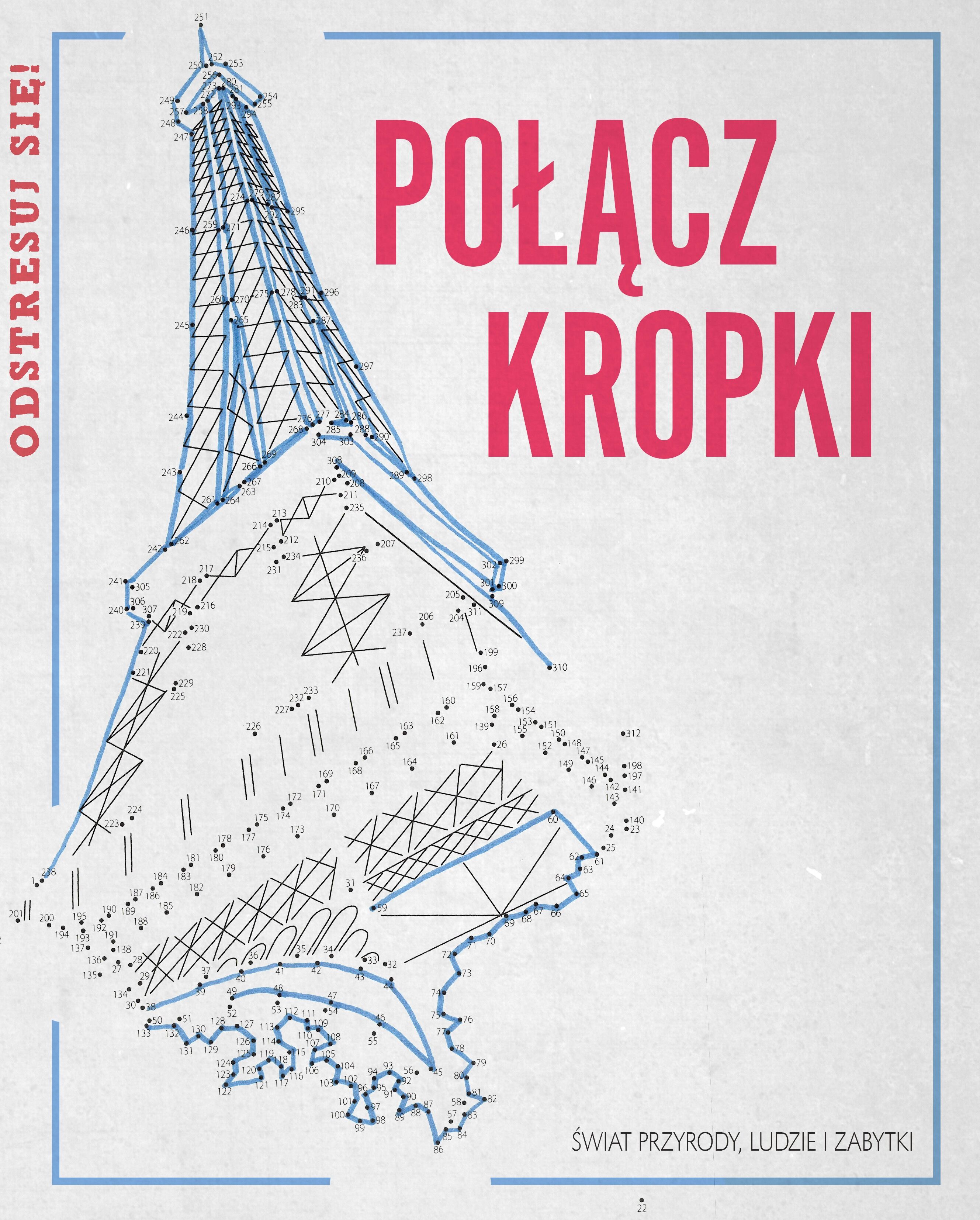 Połącz kropki. Ludzie, zabytki, przyroda